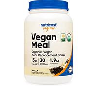 Nutricost Organic Vegan Meal Replacement Shake Powder (Vanilla) - Certified USDA Organic, Vegan, and Gluten Free
