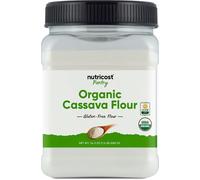 Nutricost Pantry Organic Cassava Flour (0.7 kg Bottle) Gluten Free, GMO Free, Vegan, Pure Powder for Baking, Cooking etc.