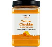 Nutricost Pantry Yellow Cheddar Cheese Powder (1.1 kg per Bottle) - Powdered Cheese :: Great for Cooking, Baking, Popcorn and More!