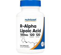 Nutricost R-Alpha Lipoic Acid 100mg, 120 Capsules - Veggie Capsules, Non-GMO, Gluten Free