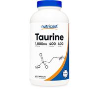 Nutricost Taurine 1000mg, 400 Capsules