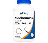 Nutricost Vitamin B3 Niacinamide 500mg, 240 Capsules - Gluten Free, Non-GMO, Soy Free, No Niacin Flush, Energy Boost, Premium Quality