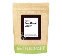 NutriCraft Organic Criollo Cacao Liquor Buttons - 1kg, 100% Pure, Cacao Mass/Paste from Peruvian Amazon, High Antioxidant, Superfood for Baking, Chocolate Making - Rich Flavour - rounds, wafers (1kg)