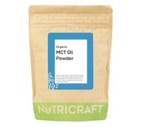 NutriCraft Organic MCT oil powder - 250g - C8/C10 - Low heat crystallisation - Pure, Sustainably Sourced from Sei Lanka - Keto, Paleo and Low Carb -Sugar, Gluten & Allergen Free