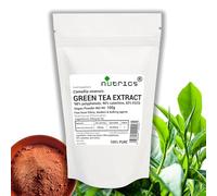 Nutrics® 100g Green Tea Extract 98% Polyphenols 90% catechins 60% EGCG 60:1 Extract 100% Pure, no additives (100g)