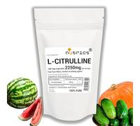 Nutrics® 2250mg L-Citrulline Malate 90 V Capsules - 100% Pure No Additives - Nitric Oxide Post Workout (90)