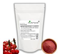 Nutrics® 50g Montmorency Tart Cherry Extract Powder 5% Proanthocyanadins - 100% Pure - No fillers Binders or Bulking Agents