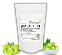 Nutrics® 620mg AMLA 90 V Capsules Indian Gooseberry Amalaki - 100% Pure - Free from fillers, Binders & Bulking Agents - Suitable for Vegan Vegetarian