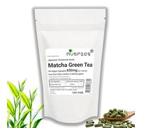 Nutrics® 650mg Japanese Matcha Green Tea 90 V Capsules - 100% Pure - No Additives- Vegan Vegetarian (90 V Capsules)