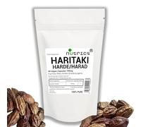 Nutrics® 750mg Haritaki Harad Harde Pure 90 Vegan Capsules (1 Month Supply) - Terminalia Chebula - Free from Fillers, Binders & Bulking Agents