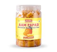 Nutriefoods Aam Papad | 100% Natural Fruit Candy | Premium Mango Fruit Bar, Mango Toffee Candy (400g)