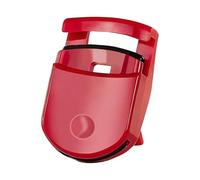 Nutrient Infused Eyelash Curler Gentle Pinch Design Lifting Tool for All Eye Shapes Travel Friendly Makeup with Soft Silicone Pads (Watermelon Red, 6cm)