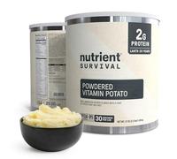 Nutrient Survival Potato Flakes, Powdered Vitamin Potato (30 Servings) for Mashed Potatoes, Soups, Emergency Food Supply & Camping Supplies, 38 Nutrients, Shelf Stable Up to 25 Years, One Can
