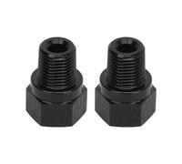 NutriEss 2Pcs 1/8in NPT Male to M10 X 1.0 Female Aluminum Alloy Oil Pressure Gauge Take Off Adapter for Vehicle