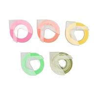 Nutriess 5Pcs Self Adhesive 3D Embossing Label Tapes for 12813 12814 1610 1540 1535 1575 17266 5500A 5500B