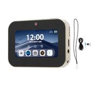 Nutriess 64MP 4K Digital Camera 3 Inch Touchscreen 120 Degree Wide Angle Compact Small Camera for Movies and Music Player with 3600mAh Battery Gold (Gold)
