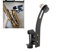 Nutriess Adjustable Anti Shake Drum Microphone Clip Stand Aluminum Alloy Drum Mic Holder for Drum Set