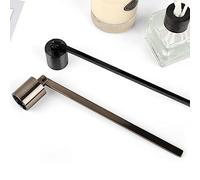 NutriEss Black Candle Snuffer Stainless Steel Long Handle Candle Extinguisher Wick Snuffer for Putting Out Flame Safely