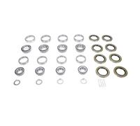 NutriEss Boat Trailer Axles Bearing Kits 25 14125A 5200 7000 Lb Tandem Axles 4 Sets Heavy Duty Replacement for Smooth Towing