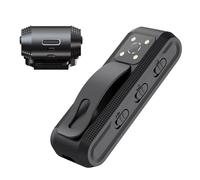 NutriEss Body Camera Audio Video 1080P High Clear Mini IR Night Vision 90 Day Standby Easy Playback Type C Personal Chest Running Camera for Security and Sports (32)