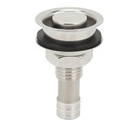 NutriEss Fuel Tank Vent Marine Grade 304 Stainless Steel Universal Fitment for Boat Yacht Ship Cabin Ventilation with Mounting Gasket M16 Inner Diameter 12mm Silver