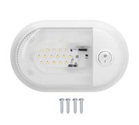 NutriEss LED RV Ceiling Dome Light 360lm Dome Replacement Lighting with On Off Switch for RVs Trailers Campers 10-24V