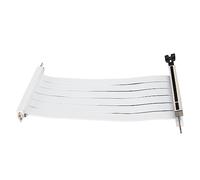 NutriEss PCIE 3.0 X16 Riser Cable 180 Degree High Speed Flexible Dual Reverse Connector GPU Graphic Card Extension Cable Black 20cm 7.9in Enhanced Performance for Gaming and (30cm)