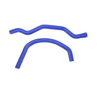 NutriEss Radiator Coolant Hose Kit High Temperature Silicone Water Hose for YFZ350 Banshee 350 ATV 1987 to 2006 Replacement Parts 2 Pack (Blue)