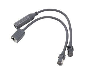 Nutriess Satellite RJ45 Adapter Gen3 V3 Rectangular 1200Mbps Plug Play IP68 Proof 2pcs Extension Cable Converter High Speed Networking