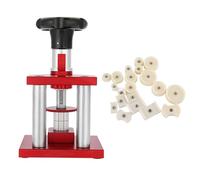 NutriEss Screw Type Precise Crystal Bezel Watch Back Case Cover Press Tool with 20 Dies Pressing Repair