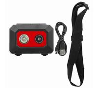 NutriEss Sports Camera 1080P HD Action Video Camcorder Head Mounted DVR Recorder Black Red for Adventure Recording (Black Red)