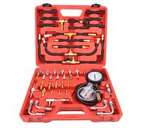 NutriEss Universal Petrol Fuel Pressure Gauge Tester Kit for Fuel Injection Pump Diagnostics in Automotive Applications