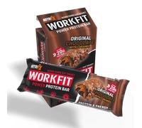 NutriFX Workfit Power Protein bar Original Chocolate flavour (4 x 60g multipack) [Best Before: 20/08/2025]
