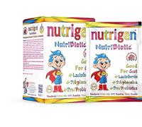 Nutrigen Nutribiotic Powdered Drink Mix for Children - enriched with probiotics, prebiotics, polyphenols and lactoferrin - restores Healthy Gut Balance, Fast and Effective, 10 sachets