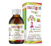 Nutrigen Vegy Syrup 200 mL - Vitamins, Minerals, and 7 Vegetable Extracts in Pomegranate Juice