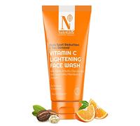 Nutriglow Advanced Organics Vitamin C Lightening Face Wash for Tan Removal, Brightening Skin | All Skin Type Face Wash - 100Gm