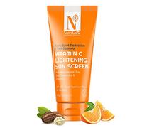 NUTRIGLOW Advanced Organics Vitamin C Lightening Sunscreen SPF50 PA+++ for Sun Protection, Quick Absorb, All Skin Types, 3.5 Oz