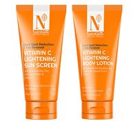 Nutriglow Advanced Organics Vitamin C Sunscreen SPF 50 (100Gm) & Body Lotion (150Ml), Daily Use for All Skin Type - Combo Pack of 2