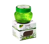 Nutriglow Aloe Vera Gel Great for Face, Hair, Acne, Sunburn, Bug Bites, Rashes, Glowing and Radiant Skin, Hydrating Gel Relieves Itchy & Irritated Skin, Non Sticky, 100Gm