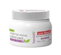 Nutriglow Lacto Bleach Tan Removal Creme Pack with Honey & Milk Extracts All Skin Types, 500G