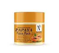 Nutriglow Natural's Advanced Pro Formula Papaya Face Pack, Clay Based, Skin Lightening for Dry & Oily Skin, 100G