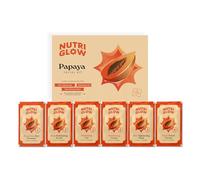 NUTRIGLOW NATURAL'S Advanced Pro Formula Papaya Facial Kit for Glowing Skin Cleanup Kit for Even Skin Tone Controls Excess Pigmentation Scars Reduction, 60gm Multicolor