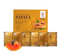 NUTRIGLOW NATURAL'S Advanced Pro Formula Papaya Facial Kit for Glowing Skin Cleanup Kit for Even Skin Tone Controls Excess Pigmentation Scars Reduction, 60gm Multicolor