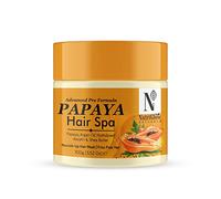 Nutriglow Natural's Advanced Pro Formula Papaya Spa with Argan Oil for Shiny & Bouncy Hair (100 G)