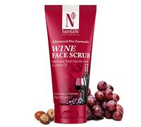 Nutriglow Natural's Advanced Pro Formula Wine Face Scrub for All Skin Type, Skin Lightening Scrub (100 G)