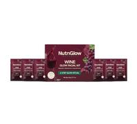 NUTRIGLOW NATURAL'S Advanced Pro Formula Wine Facial Kit For Glowing Skin, Blemish Free Fairer Complexion For All Skin Type, 2.11 Oz
