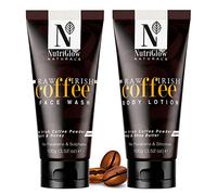Nutriglow Natural's Coffee Face Wash (100Gm) & Coffee Body Lotion (100Gm) for Glowing Skin - Combo Pack of 2