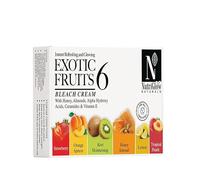 Nutriglow Naturals Exotic Fruit Facial Kit with Honey, Vitamin E for Radiant Glow, 60G