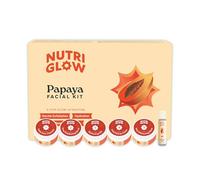 Nutriglow Papaya Fruit Facial Kit(250gm + 10Ml) & Papaya Fruit Beach Cream(43Gm) for Youthful Glow, Deep Exfoliation, Lightening Facial Hair, Dark Spot Corrector, All Skin Types, Pack of 2
