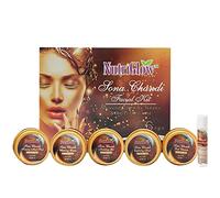 Nutriglow Sona Chandi Facial Kit 6-Pieces Skin Care Set with Deep Cleanser, Scrub, Nourishing Gel, Whitening Cream, Mask Pack and Serum, 250 Gm+10 Ml
